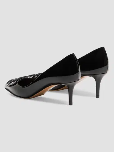 Valentino Garavani Women's VLogo Signature 60MM Patent Leather Pumps - Black - Size 11.5 | Thumbnail 3 Valentino Garavani Women's VLogo Signature 60MM Patent Leather Pumps - Black - Size 11.5 | Thumbnail 3