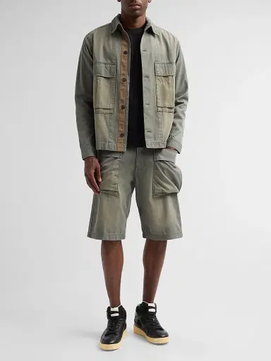 G-Star Men's High Pocket Sun-Faded Cotton Shorts - Sun Faded Orphus - Size 34 | Thumbnail 2 G-Star Men's High Pocket Sun-Faded Cotton Shorts - Sun Faded Orphus - Size 34 | Thumbnail 2