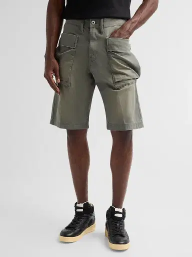 G-Star Men's High Pocket Sun-Faded Cotton Shorts - Sun Faded Orphus - Size 34 | Thumbnail 4 G-Star Men's High Pocket Sun-Faded Cotton Shorts - Sun Faded Orphus - Size 34 | Thumbnail 4