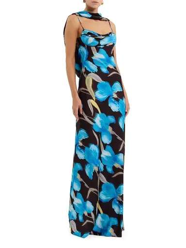 Rebecca Vallance Women's Ingrid Floral Draped Cowl Gown - Print | Thumbnail 2 Rebecca Vallance Women's Ingrid Floral Draped Cowl Gown - Print | Thumbnail 2