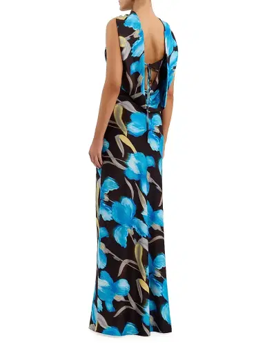 Rebecca Vallance Women's Ingrid Floral Draped Cowl Gown - Print | Thumbnail 3 Rebecca Vallance Women's Ingrid Floral Draped Cowl Gown - Print | Thumbnail 3