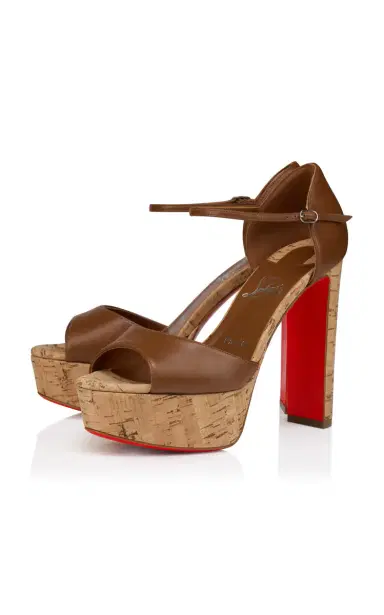 Christian Louboutin Sandaloo 130mm Leather Platform Sandals | Thumbnail 3 Christian Louboutin Sandaloo 130mm Leather Platform Sandals | Thumbnail 3
