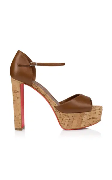 Christian Louboutin Sandaloo 130mm Leather Platform Sandals | Thumbnail 6 Christian Louboutin Sandaloo 130mm Leather Platform Sandals | Thumbnail 6