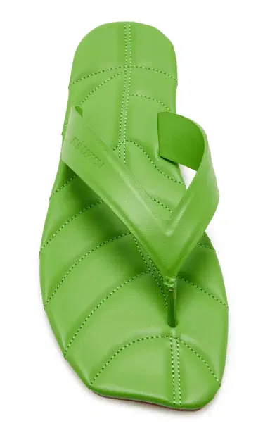 JW Anderson Leaf Leather Slides | Thumbnail 3 JW Anderson Leaf Leather Slides | Thumbnail 3