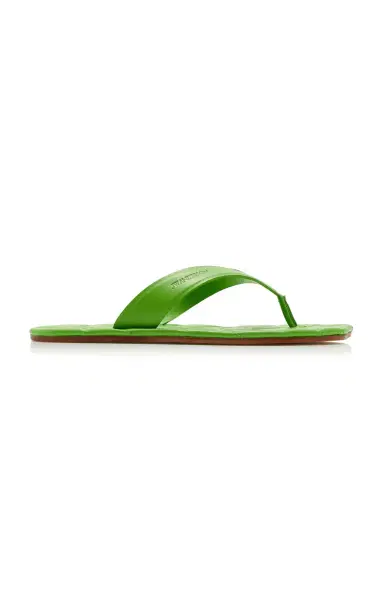 JW Anderson Leaf Leather Slides | Thumbnail 1 JW Anderson Leaf Leather Slides | Thumbnail 1
