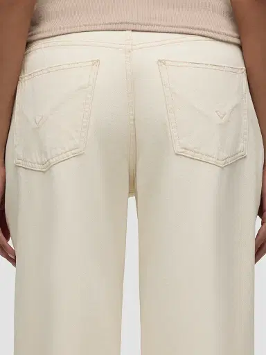 Hudson Jeans Women's Jodie Loose-Fit Wide-Leg Jeans - Ecru - Size 32 | Thumbnail 8 Hudson Jeans Women's Jodie Loose-Fit Wide-Leg Jeans - Ecru - Size 32 | Thumbnail 8