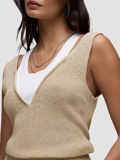 Hudson Jeans Women's Layered Sweater Tank | Thumbnail 7 Hudson Jeans Women's Layered Sweater Tank | Thumbnail 7