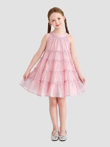 Mimi Tutu Little Girl's & Girl's Seralyn Dress - Pink | Thumbnail 3 Mimi Tutu Little Girl's & Girl's Seralyn Dress - Pink | Thumbnail 3