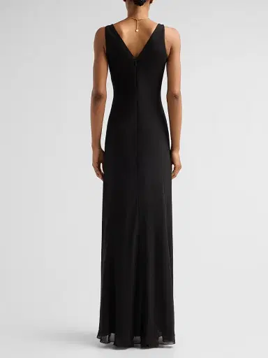 Jason Wu Collection Women's Plunging Crepe Chiffon Bias Gown - Black - Size 14 | Thumbnail 3 Jason Wu Collection Women's Plunging Crepe Chiffon Bias Gown - Black - Size 14 | Thumbnail 3