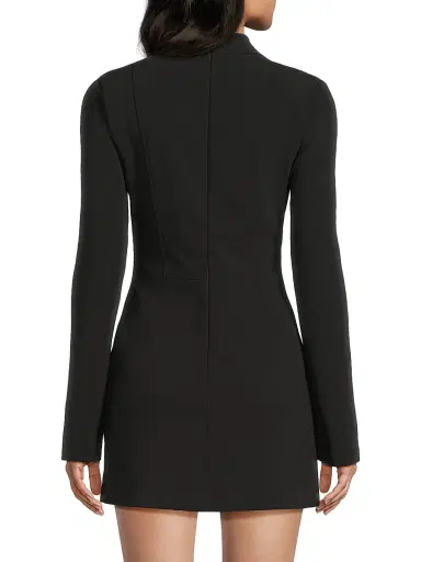 BLACK HALO Women's Kenna Stretch-Crepe Micro-Minidress - Black - Size 10 | Thumbnail 5 BLACK HALO Women's Kenna Stretch-Crepe Micro-Minidress - Black - Size 10 | Thumbnail 5