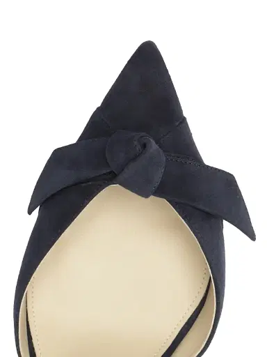 Alexandre Birman Women's Clarita 85MM Suede Slingback Pumps - Navy - Size 12 | Thumbnail 8 Alexandre Birman Women's Clarita 85MM Suede Slingback Pumps - Navy - Size 12 | Thumbnail 8