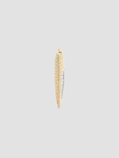 Valentino Garavani Women's Raffiachat Raffia Clutch with Embroidery - Natural | Thumbnail 4 Valentino Garavani Women's Raffiachat Raffia Clutch with Embroidery - Natural | Thumbnail 4