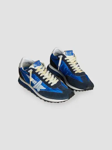 Golden Goose Men's Marathon Textile & Suede Low-Top Running Sneakers - Royal Blue Dark - Size 6 | Thumbnail 2 Golden Goose Men's Marathon Textile & Suede Low-Top Running Sneakers - Royal Blue Dark - Size 6 | Thumbnail 2