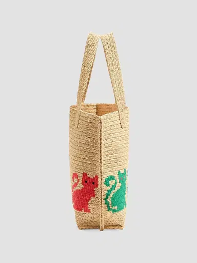 Valentino Garavani Women's Raffia Tote Bag | Thumbnail 6 Valentino Garavani Women's Raffia Tote Bag | Thumbnail 6