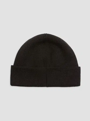 Valentino Garavani Men's Knitted Wool Beanie - Black | Thumbnail 3 Valentino Garavani Men's Knitted Wool Beanie - Black | Thumbnail 3