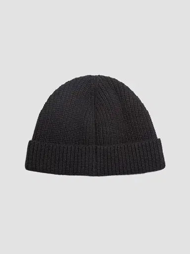 Valentino Garavani Men's VLogo Signature Knitted Cashmere Beanie - Black | Thumbnail 3 Valentino Garavani Men's VLogo Signature Knitted Cashmere Beanie - Black | Thumbnail 3