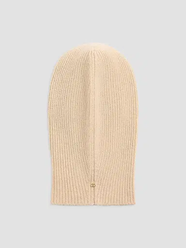 Valentino Garavani Women's VLogo Signature Cashmere and Lace Hood - Alabaster | Thumbnail 3 Valentino Garavani Women's VLogo Signature Cashmere and Lace Hood - Alabaster | Thumbnail 3
