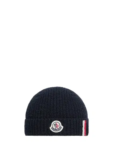 Moncler Baby Boy's & Little Boy's Beanie Hat in Wool | Thumbnail 1 Moncler Baby Boy's & Little Boy's Beanie Hat in Wool | Thumbnail 1