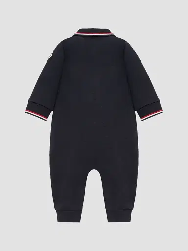 Moncler Baby Boy's Grow in Cotton Piquet - Navy Blue 18 Months | Thumbnail 2 Moncler Baby Boy's Grow in Cotton Piquet - Navy Blue 18 Months | Thumbnail 2