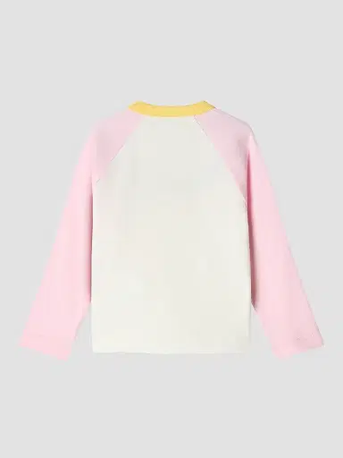 Versace Baby Girl's & Little Girl's Logo Raglan-Sleeve T-Shirt - White | Thumbnail 2 Versace Baby Girl's & Little Girl's Logo Raglan-Sleeve T-Shirt - White | Thumbnail 2