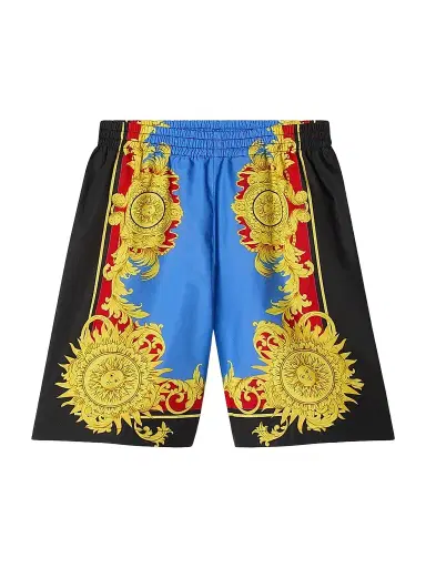 Versace Boy's Baby Boy's, Little Boy's & Boy'sThe Sun Poplin Shorts | Thumbnail 1 Versace Boy's Baby Boy's, Little Boy's & Boy'sThe Sun Poplin Shorts | Thumbnail 1