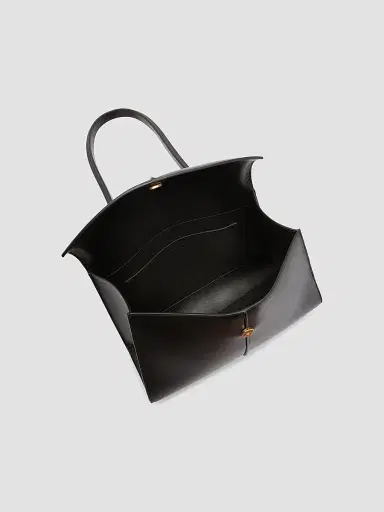 Jil Sander Women's Linea Leather Top handle Bag - Black | Thumbnail 3 Jil Sander Women's Linea Leather Top handle Bag - Black | Thumbnail 3