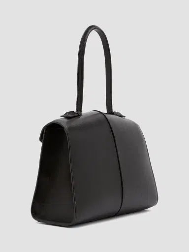 Jil Sander Women's Linea Leather Top handle Bag - Black | Thumbnail 4 Jil Sander Women's Linea Leather Top handle Bag - Black | Thumbnail 4