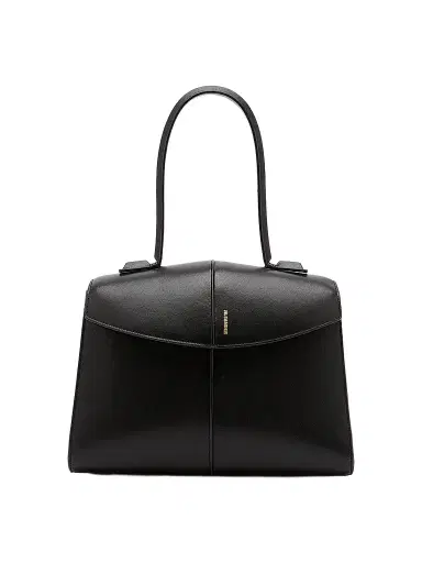 Jil Sander Women's Linea Leather Top handle Bag - Black | Thumbnail 1 Jil Sander Women's Linea Leather Top handle Bag - Black | Thumbnail 1