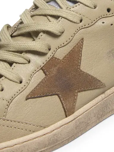 Golden Goose Men's Ballstar Leather Low-Top Sneakers - Beige Tobacco - Size 13 | Thumbnail 5 Golden Goose Men's Ballstar Leather Low-Top Sneakers - Beige Tobacco - Size 13 | Thumbnail 5