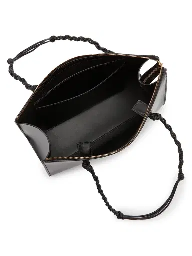 Jil Sander Women's Tangle Tent Leather Shoulder Bag - Black | Thumbnail 3 Jil Sander Women's Tangle Tent Leather Shoulder Bag - Black | Thumbnail 3