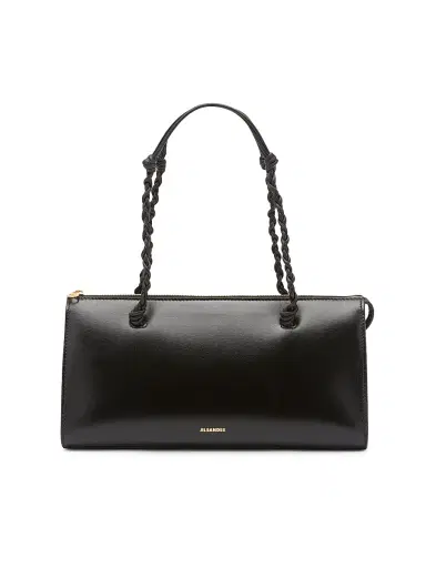 Jil Sander Women's Tangle Tent Leather Shoulder Bag - Black | Thumbnail 1 Jil Sander Women's Tangle Tent Leather Shoulder Bag - Black | Thumbnail 1