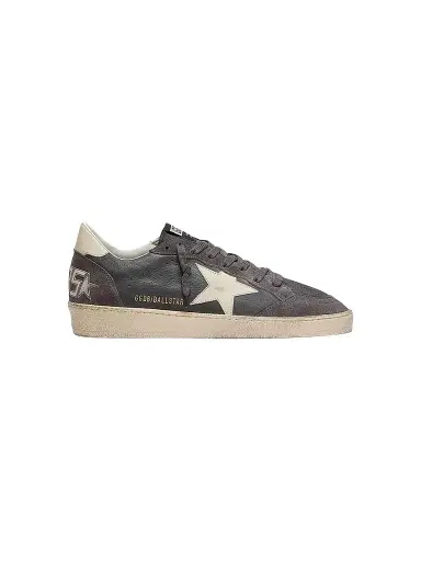 Golden Goose Men's Ballstar Leather Low-Top Sneakers - Antracite Green - Size 14 | Thumbnail 1 Golden Goose Men's Ballstar Leather Low-Top Sneakers - Antracite Green - Size 14 | Thumbnail 1