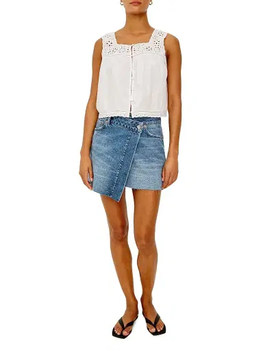 RAILS Women's Huntington Denim Miniskirt - Windsurf | Thumbnail 2 RAILS Women's Huntington Denim Miniskirt - Windsurf | Thumbnail 2