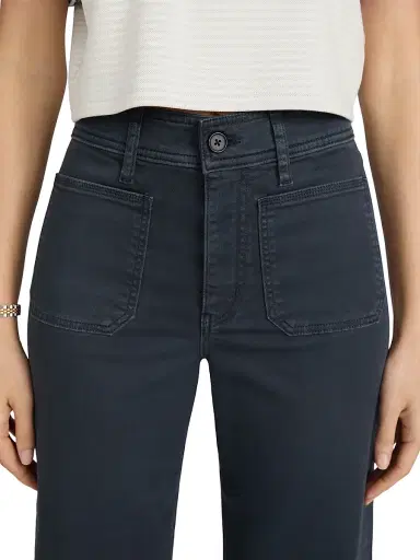 FRAME Women's Le Slim Palazzo Harbor Pocket Pants - Navy | Thumbnail 6 FRAME Women's Le Slim Palazzo Harbor Pocket Pants - Navy | Thumbnail 6