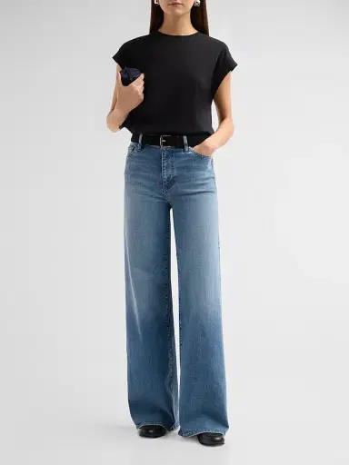 Frame Women's Le Slim Palazzo Long Jeans - Gossamer - Size 32 | Thumbnail 2 Frame Women's Le Slim Palazzo Long Jeans - Gossamer - Size 32 | Thumbnail 2