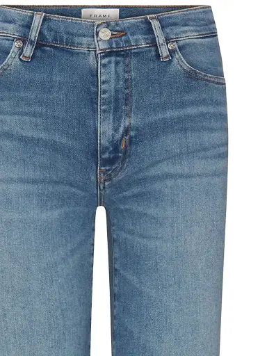 Frame Women's The Mellow High-Rise Straight-Leg Jeans - Clue Raw After | Thumbnail 3 Frame Women's The Mellow High-Rise Straight-Leg Jeans - Clue Raw After | Thumbnail 3