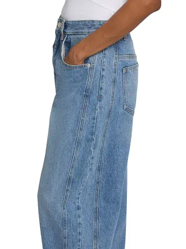 Isabel Marant Women's Oriane Barrel Mid-Rise Jeans - Light Blue - Size 10 | Thumbnail 6 Isabel Marant Women's Oriane Barrel Mid-Rise Jeans - Light Blue - Size 10 | Thumbnail 6