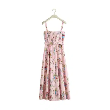 Dior Dioriviera Mid-Length Belted Dress | Thumbnail 1 Dior Dioriviera Mid-Length Belted Dress | Thumbnail 1