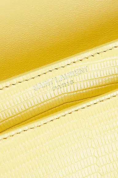 Saint Laurent Sunset Small Lizard Chain Bag | Thumbnail 5 Saint Laurent Sunset Small Lizard Chain Bag | Thumbnail 5