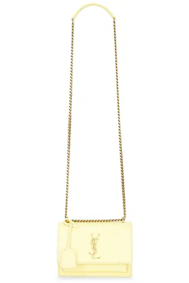 Saint Laurent Sunset Small Lizard Chain Bag | Thumbnail 1 Saint Laurent Sunset Small Lizard Chain Bag | Thumbnail 1