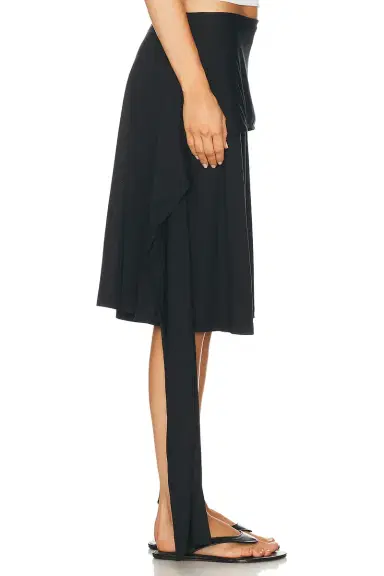 TOTEME Tie Waist Jersey Short | Thumbnail 4 TOTEME Tie Waist Jersey Short | Thumbnail 4