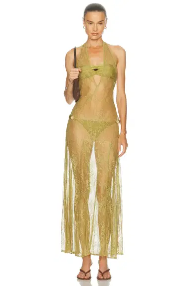 ADRIANA DEGREAS Bandeau Beaded Bikini Set | Thumbnail 4 ADRIANA DEGREAS Bandeau Beaded Bikini Set | Thumbnail 4