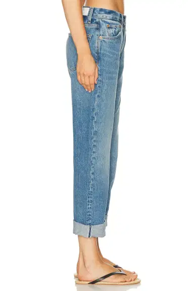 RE/DONE Beau Jean Cuffed Boyfriend Jeans | Thumbnail 5 RE/DONE Beau Jean Cuffed Boyfriend Jeans | Thumbnail 5