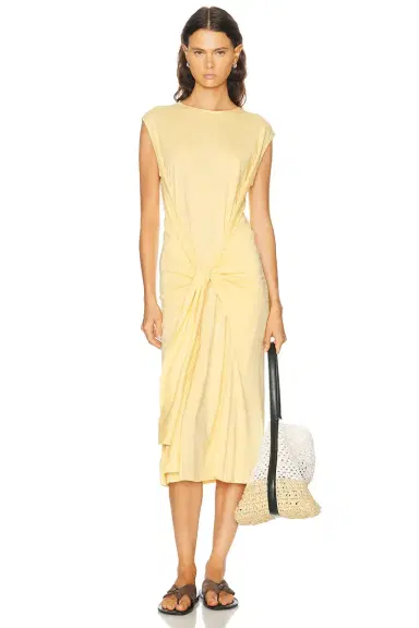 TOTEME Tie Waist Jersey Dress | Thumbnail 1 TOTEME Tie Waist Jersey Dress | Thumbnail 1