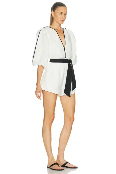 ADRIANA DEGREAS Bicolor Playsuit | Thumbnail 2 ADRIANA DEGREAS Bicolor Playsuit | Thumbnail 2