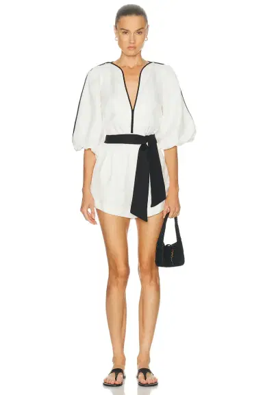 ADRIANA DEGREAS Bicolor Playsuit | Thumbnail 1 ADRIANA DEGREAS Bicolor Playsuit | Thumbnail 1