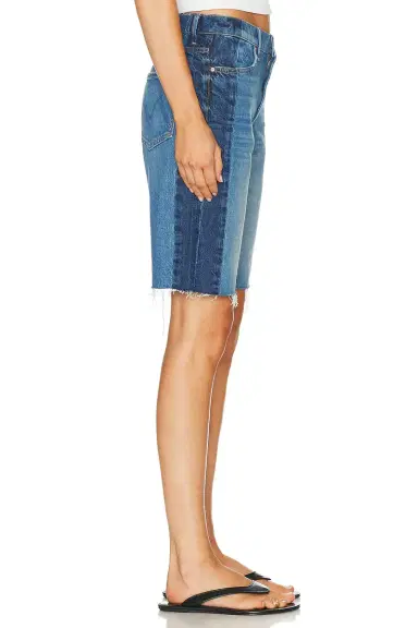 Mother The Mid Rise Maven Bermuda Fray Shorts | Thumbnail 3 Mother The Mid Rise Maven Bermuda Fray Shorts | Thumbnail 3
