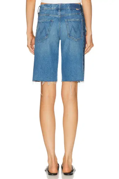 Mother The Mid Rise Maven Bermuda Fray Shorts | Thumbnail 4 Mother The Mid Rise Maven Bermuda Fray Shorts | Thumbnail 4