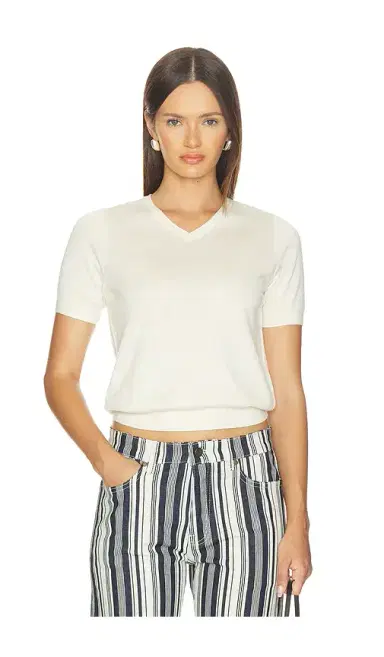 RENGGLI V-neck Knit Tee | Thumbnail 1 RENGGLI V-neck Knit Tee | Thumbnail 1