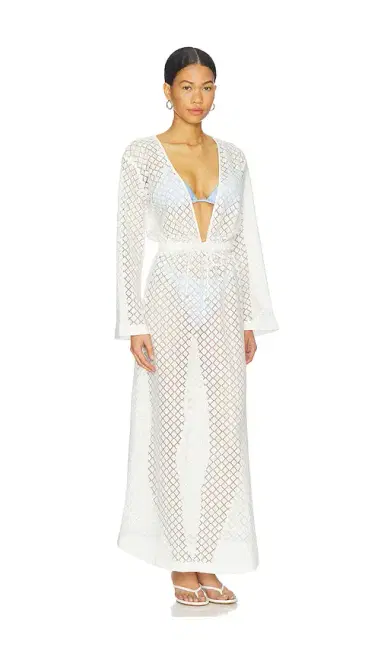 Seafolly Gathered Lace Cover Up | Thumbnail 2 Seafolly Gathered Lace Cover Up | Thumbnail 2